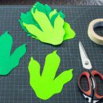 Cutout of Dino footprint