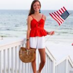 Minimalist 4th of July party outfit