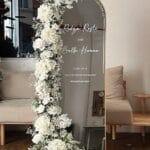 glossy Art Deco mirror