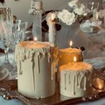 Candle-cakes-halloween-party-decor ideas