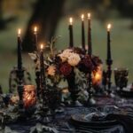 Gothic baby shower theme