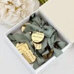 Classy and luxury wedding favor tags