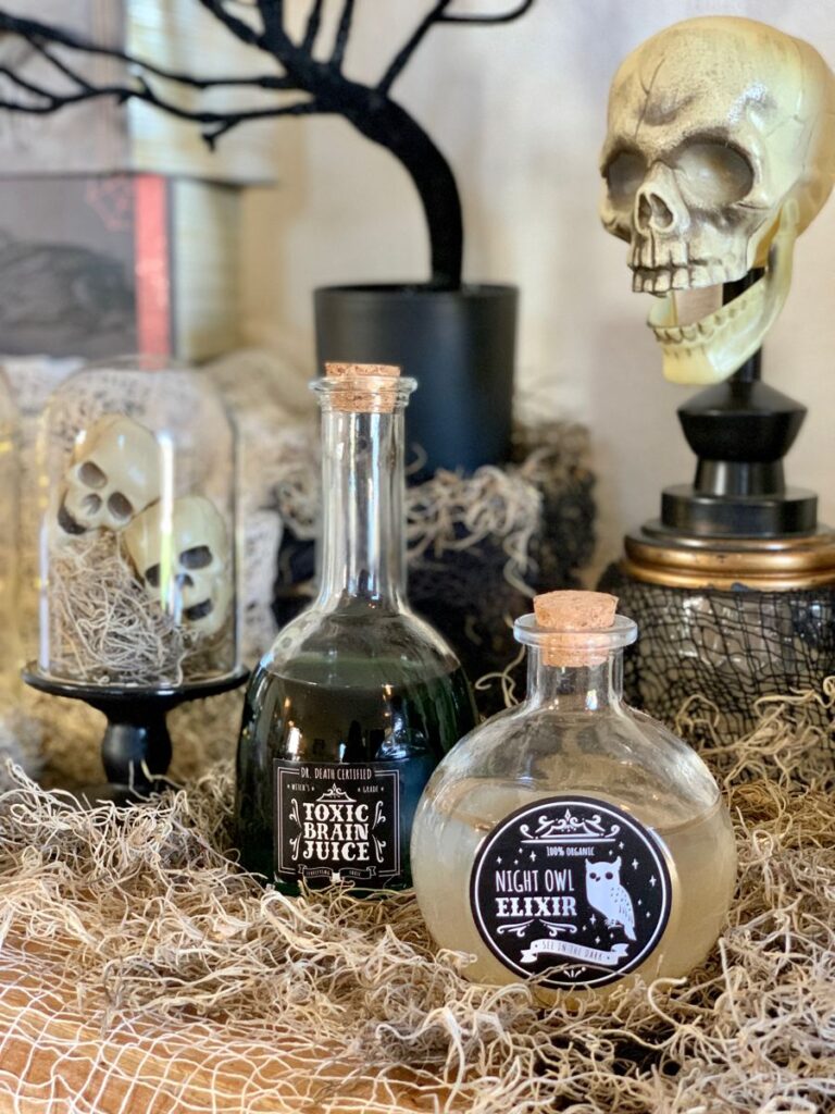 Witches-Potion-Bottles-Display