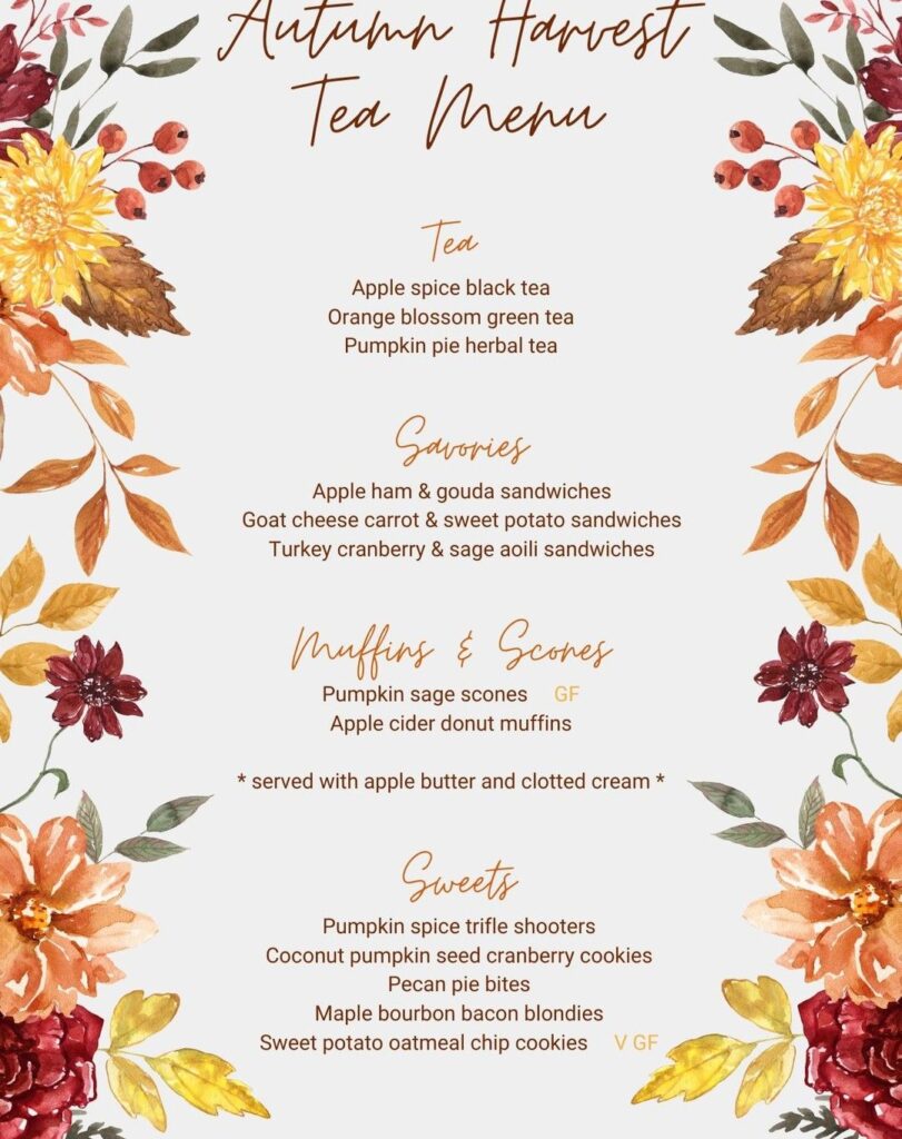 Christmas-Tea-Menu