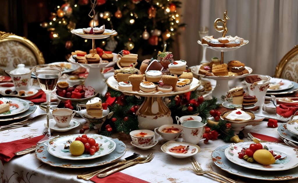 Christmas tea party
