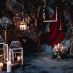 Creepy Halloween Backdrop Idea