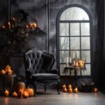 Gothic Halloween backdrop idea