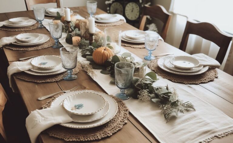 Elevated Thanksgiving Dinner Party Tablescape