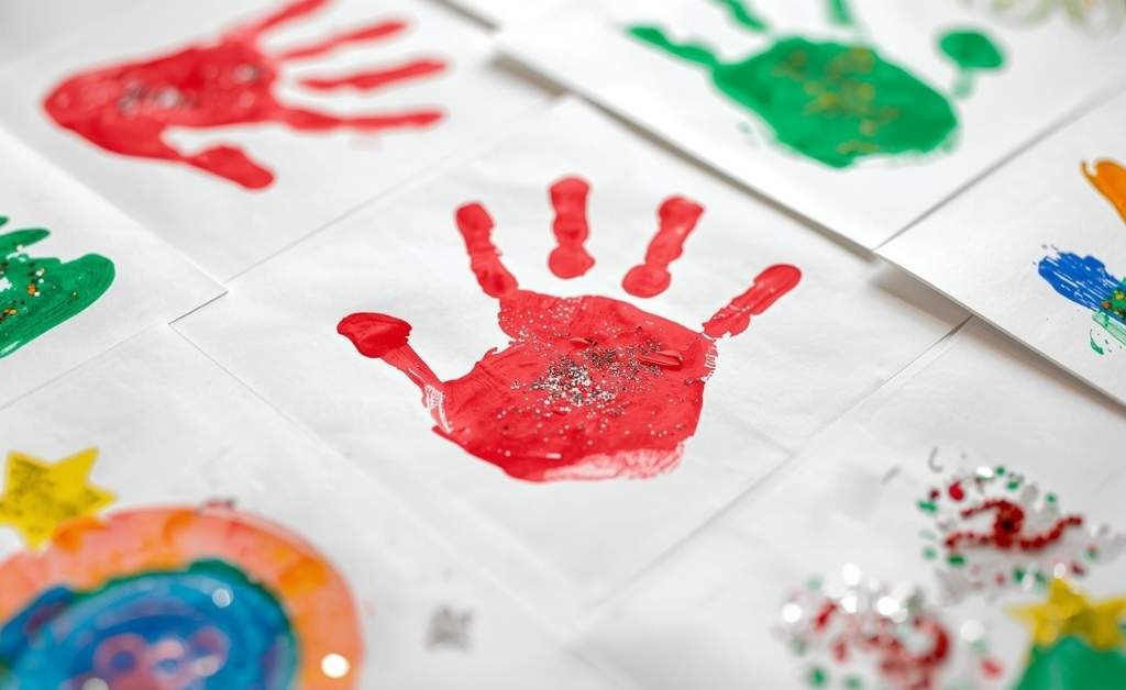 Handprint Christmas Crafts for Kids