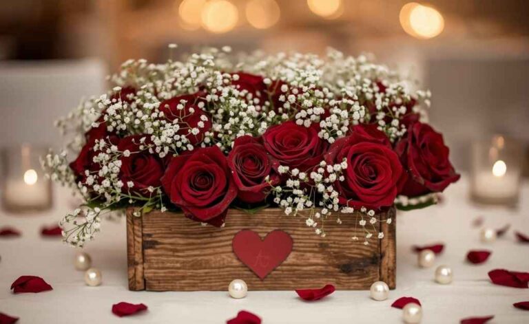 Simple and Budget Friendly Valentine's Day Centerpieces