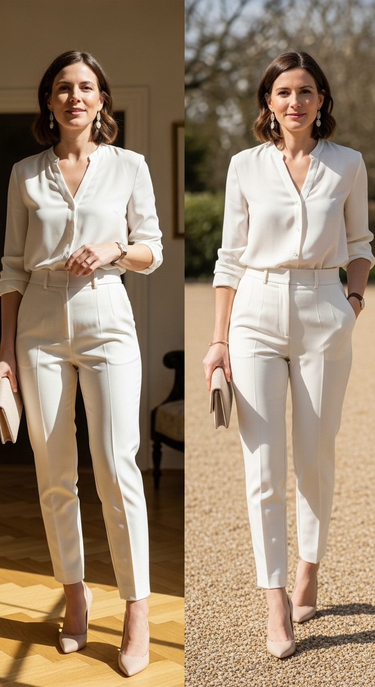 High-Waist-Trousers-Button-Up-Blouse