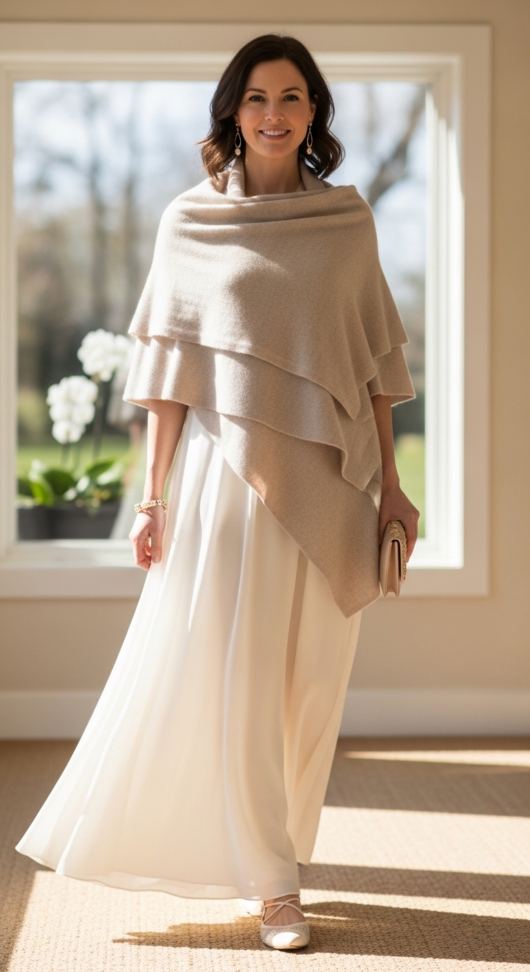 Maxi-Dress-Layered-Shawl-Strappy-Flats