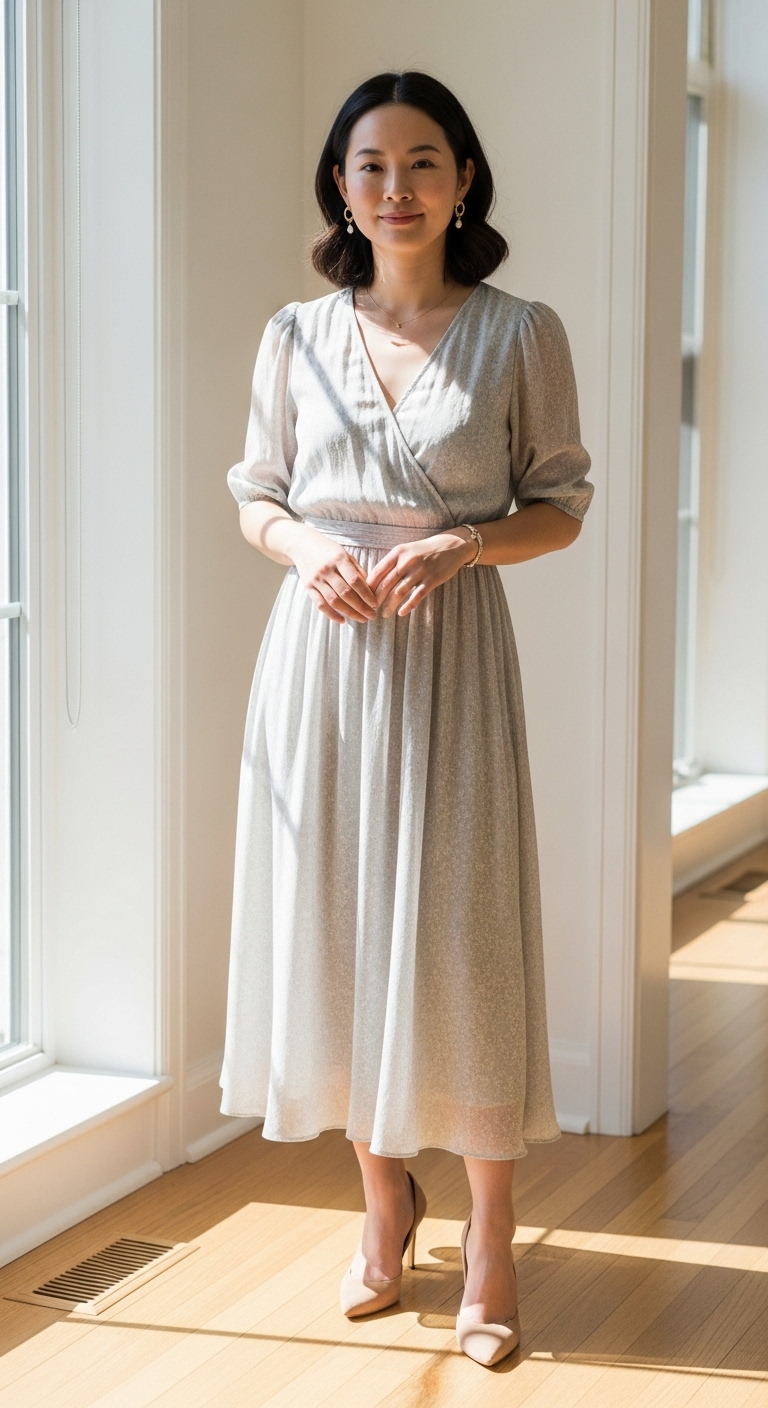 Soft-Midi-Dress-Neutral-Heels-Minimal-Jewelry.