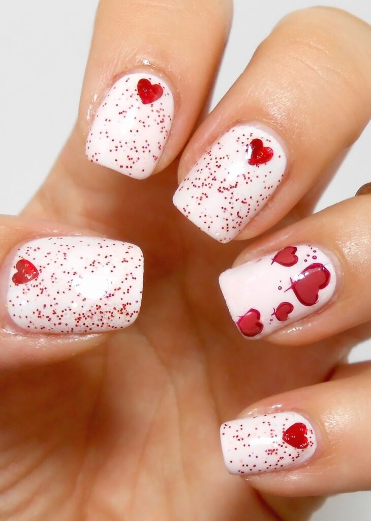 Speckled-Valentine-Nail-Designs.
