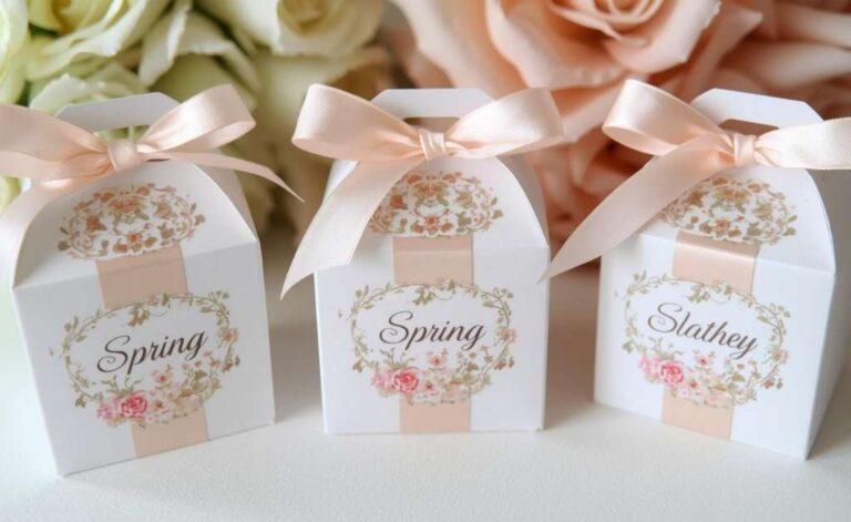 Spring Wedding Favor Ideas for a Dreamy Celebration