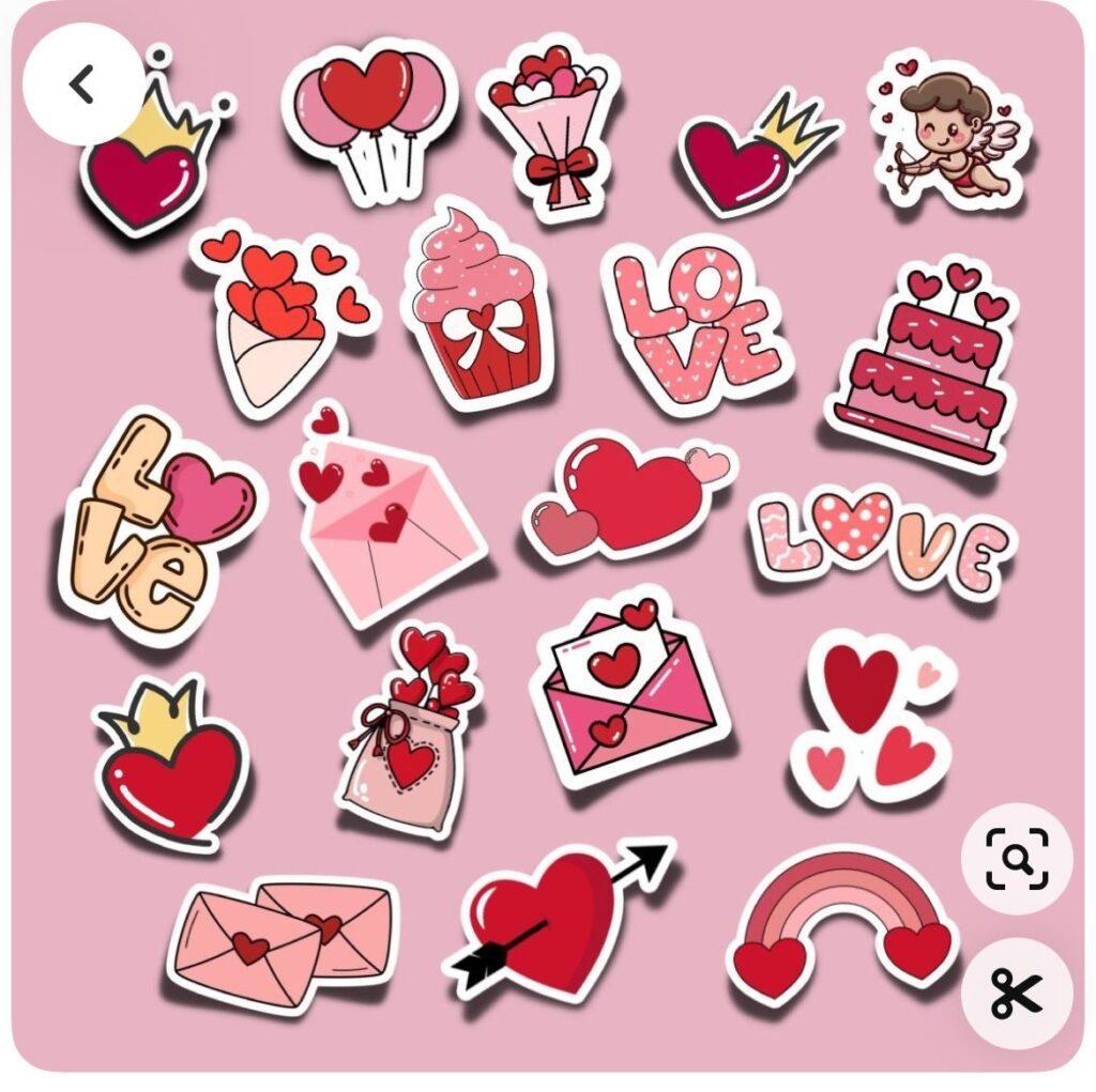 Sticker-Valentine-Cards