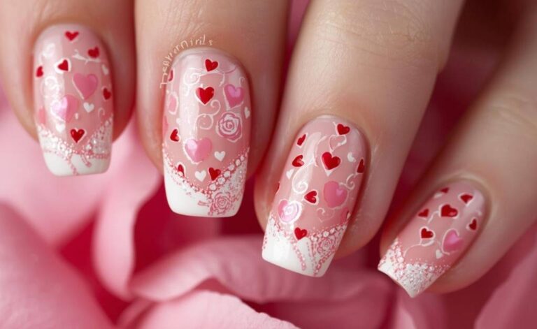 Short Valentine's Day Nail Ideas