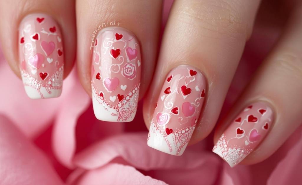 VALENTINE’S DAY SHORT NAIL IDEAS THAT LOOK CHIC