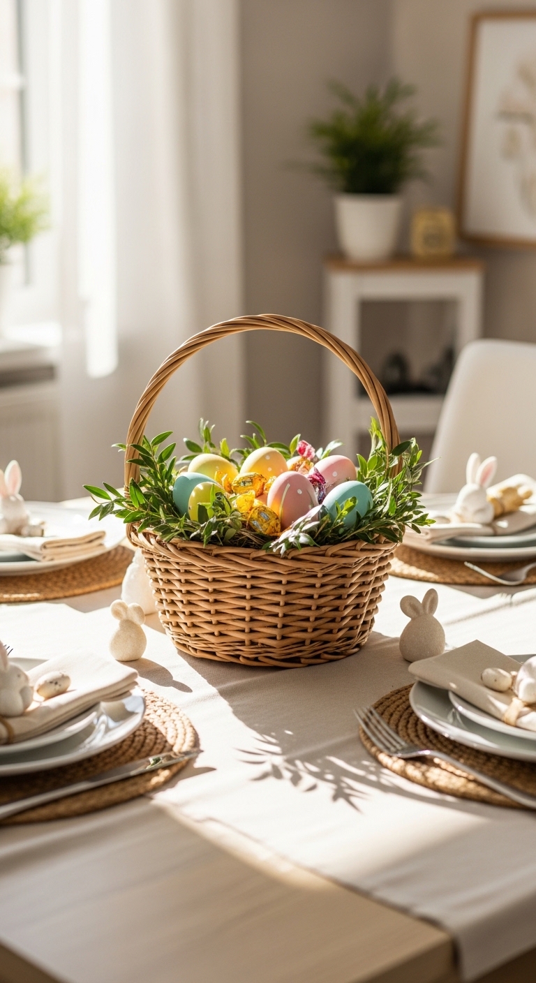 Basket-Displays-with-Eggs-Greenery-or-Candy