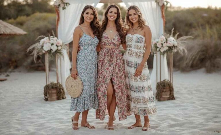 Beach Wedding Outfits With Flats