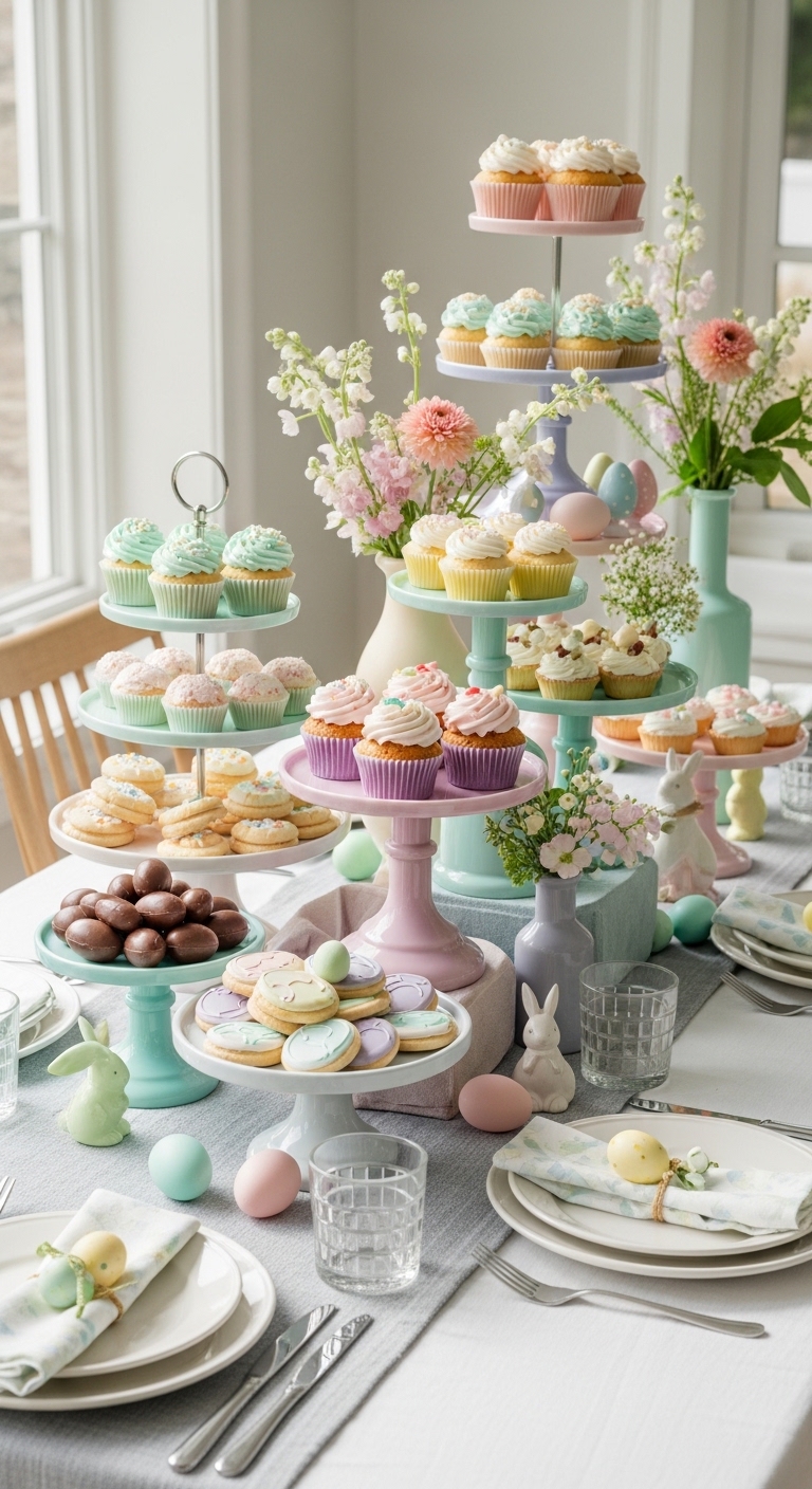 Cakes-Centerpieces-easter-dessert-table-ideas