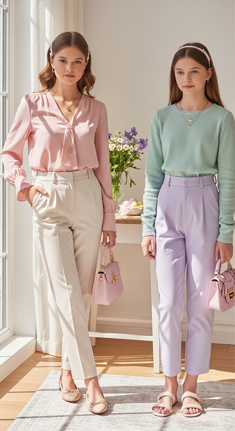 Chic-Pants-Pastel-Tops.