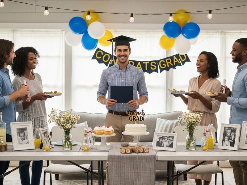 GRADUATION PARTY IDEAS FOR COLLEGE STUDENTS AT HOME