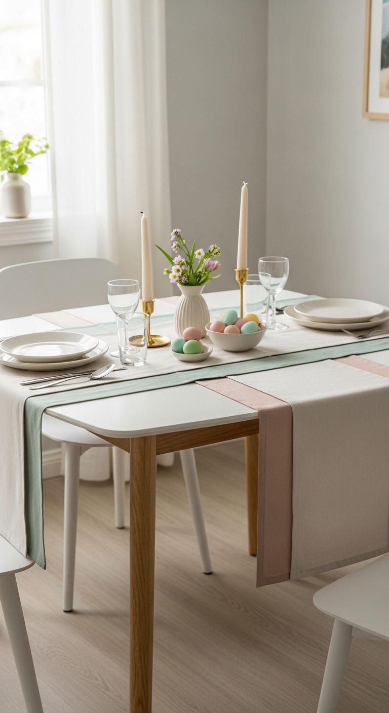 Layered-Table-Runners-Instead-of-Bulky-Centerpieces