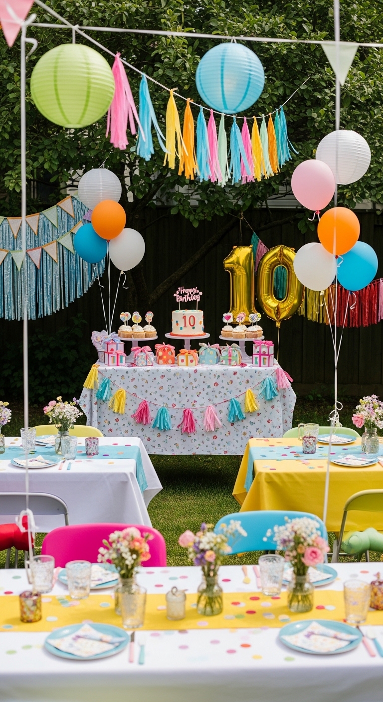 Outdoor-10th-Birthday-Party-Decorations.