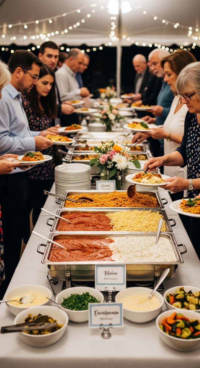 Pasta-Bar-with-Two-Sauces.