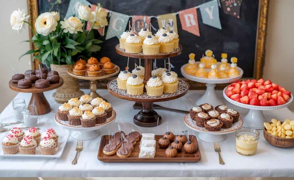 GRADUATION DESSERT TABLE IDEAS THAT WOW WITHOUT CATERING