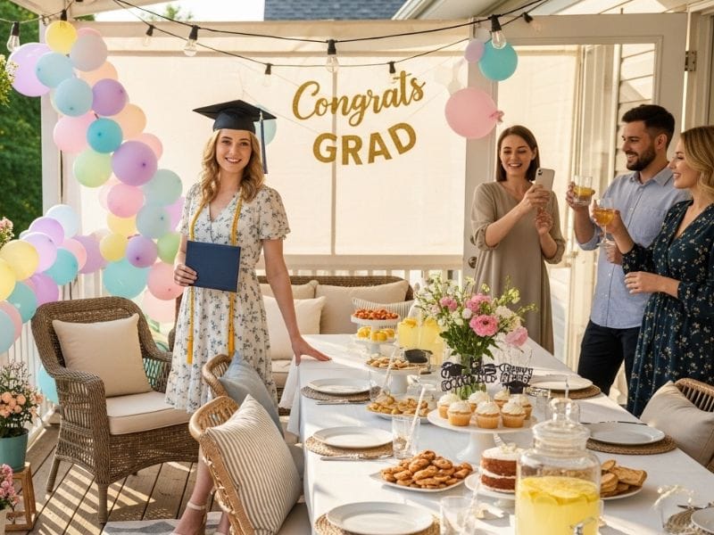 SPRING GRADUATION PARTY IDEAS FOR OUTDOOR PATIOS