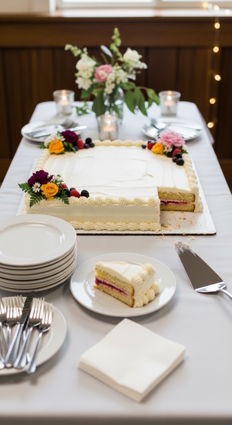 Sheet-Cake-Instead-of-Tiered-Cake