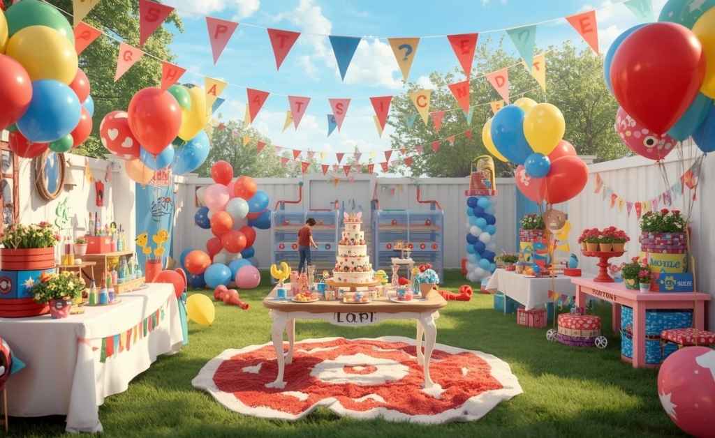 5th Neutral Gender Birthday Party Ideas