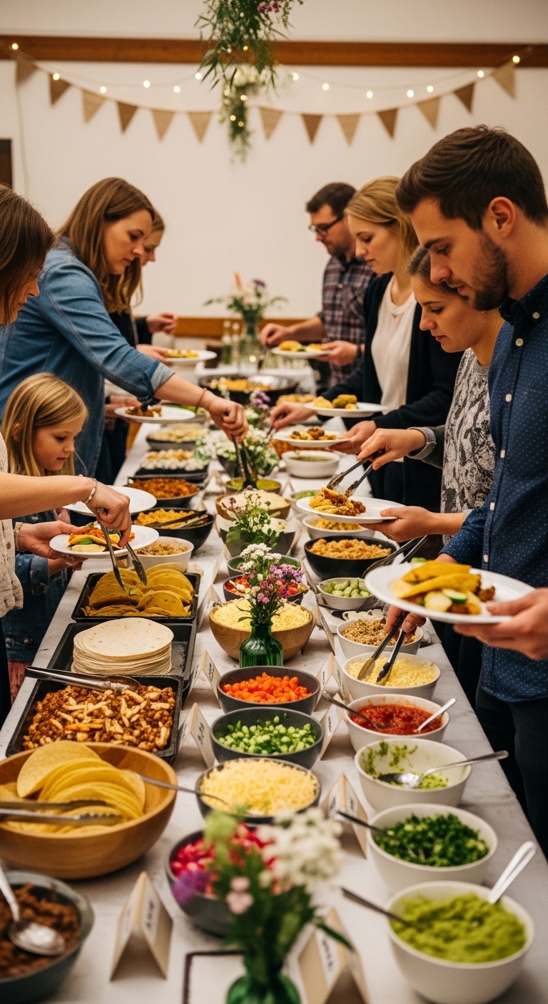 Taco-Bar-for-a-Casual-Wedding-Reception