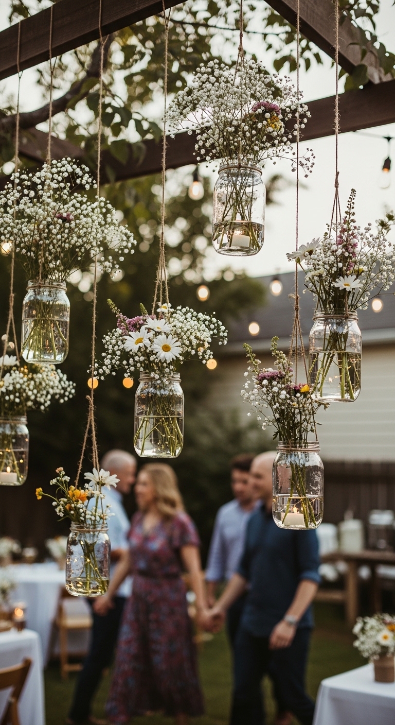 hanging-mason-jar-flower