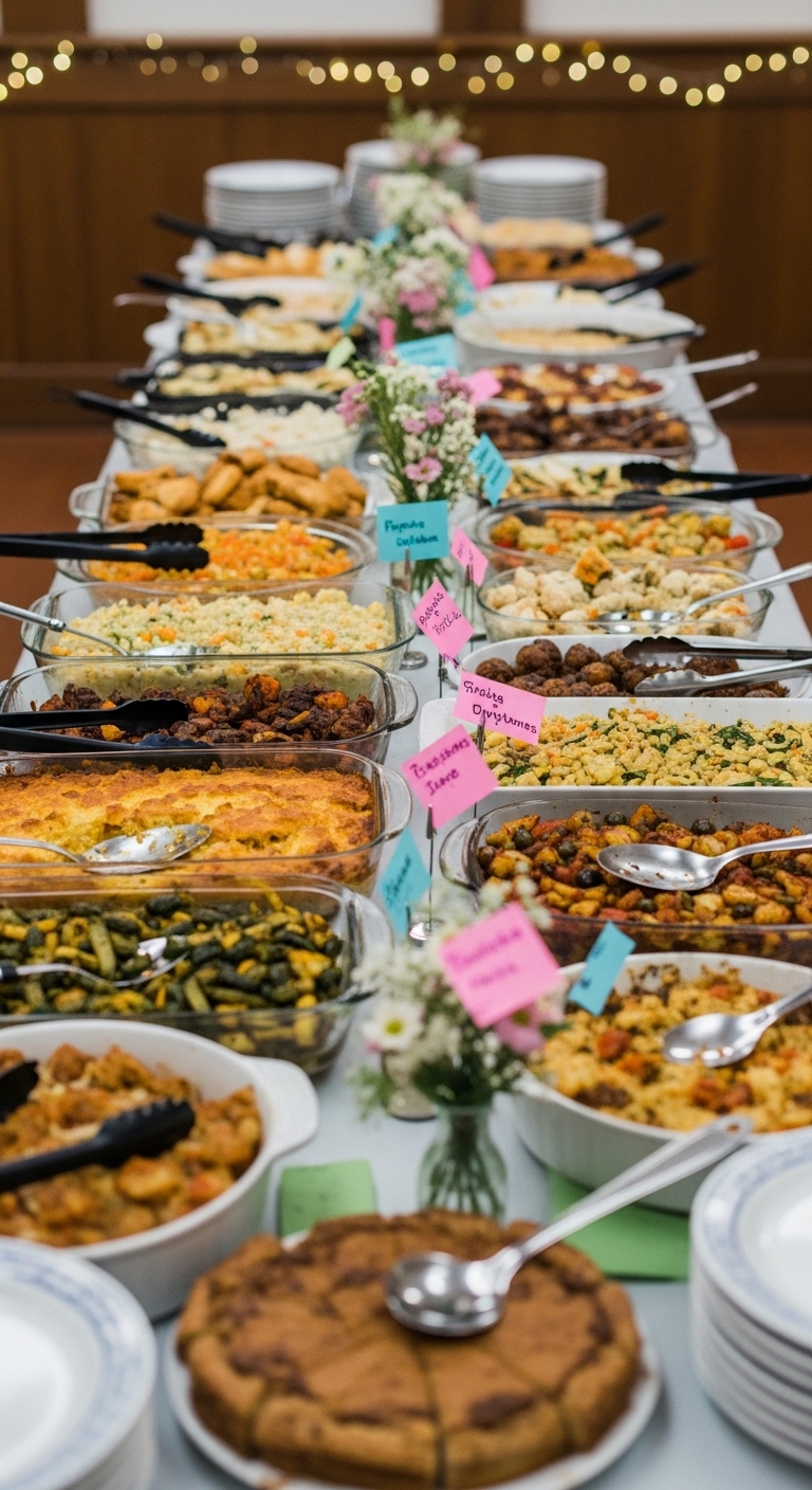 potluck-style-wedding-buffet
