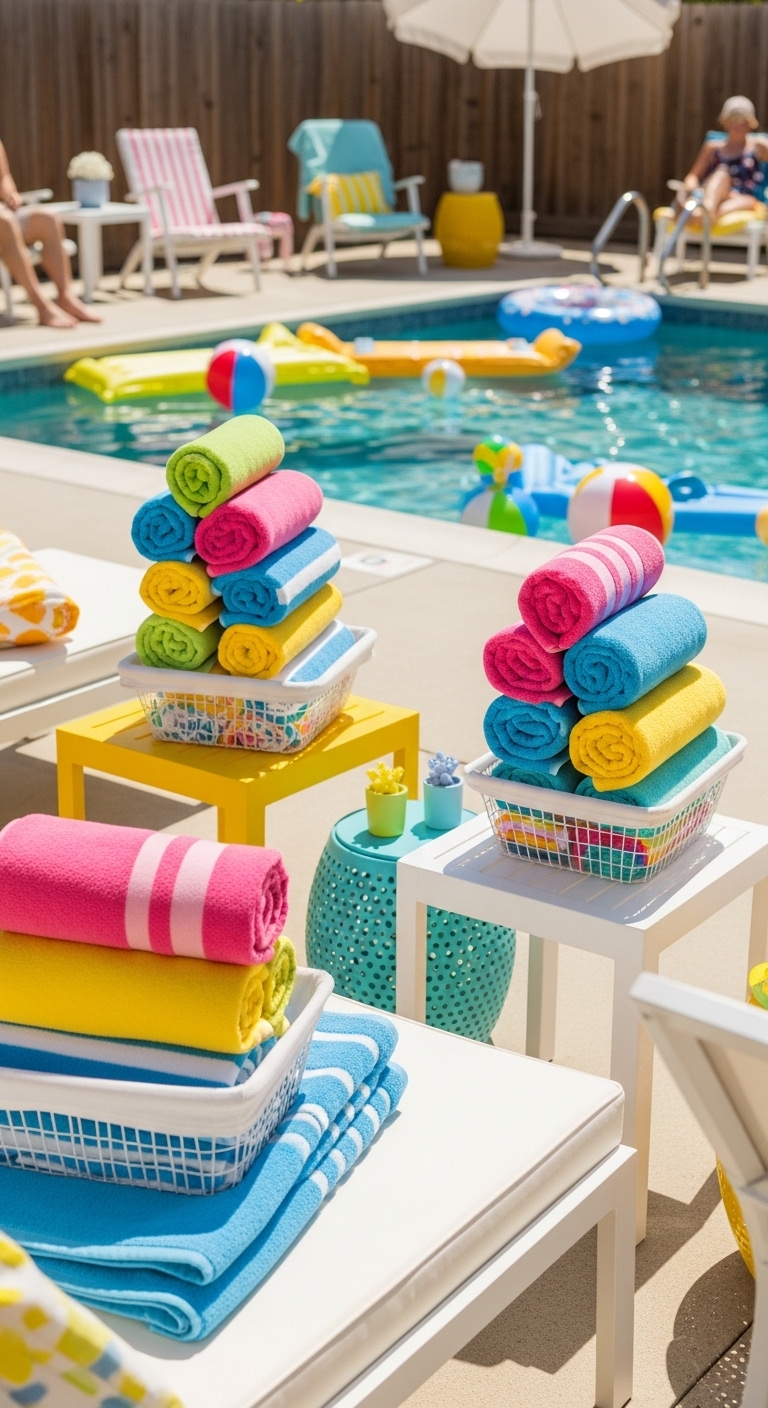 Colorful-Towel-Displays