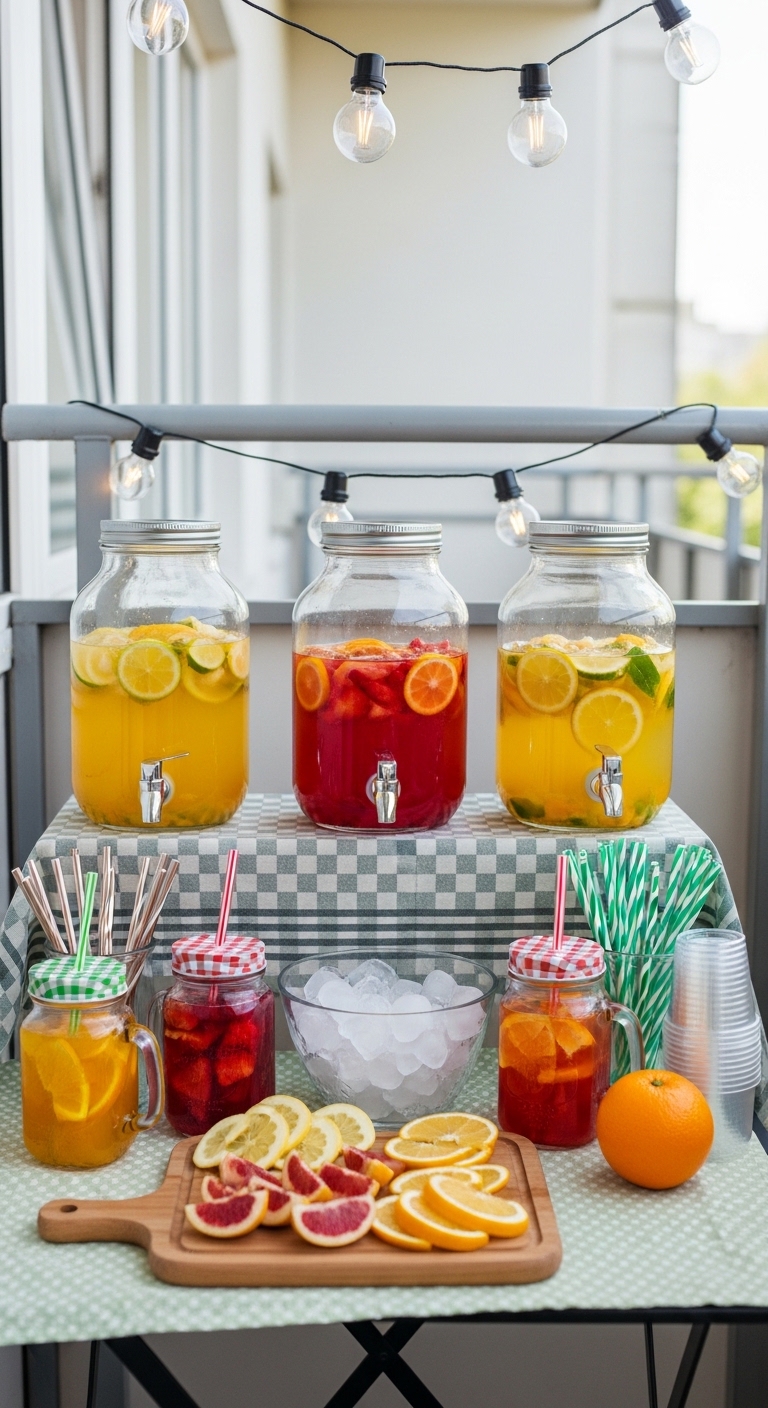 DIY-Summer-Drink-Station-another-summer-birthday-party-ideas