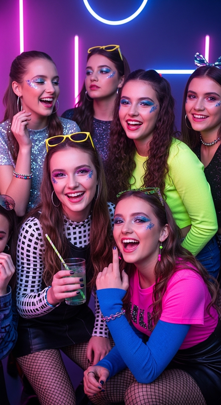 Euphoria-Inspired-Party-Aesthetic Sweet 16 Birthday Party Themes