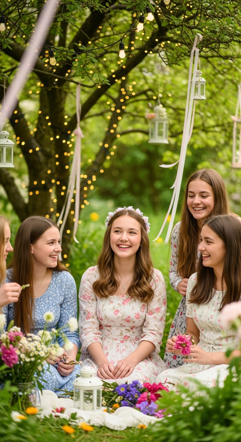 Garden-Fairy-Dream-Aesthetic Sweet 16 Birthday Party Themes