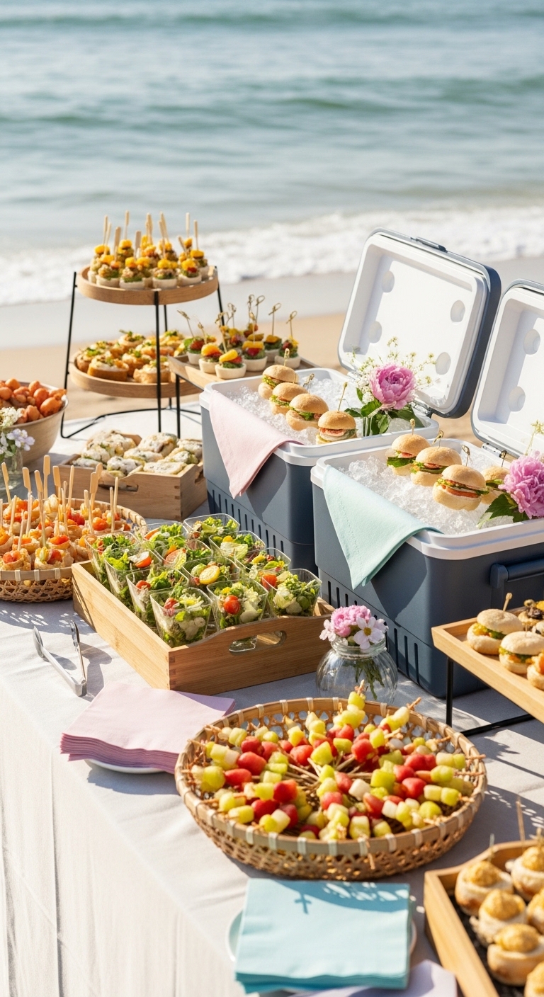 Ideas-for-Serving-Food-Efficiently-on-the-Beach
