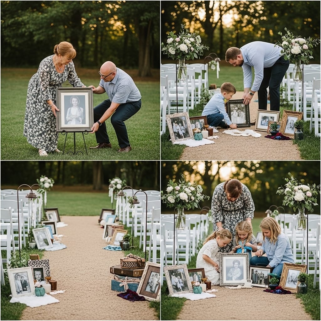 Personalized-Touches-Backyard-wedding-aisle-ideas.