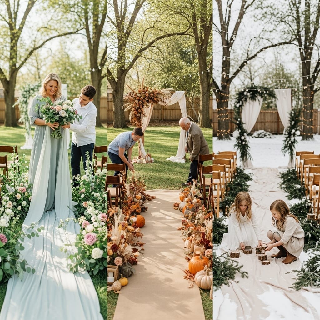 Seasonal-Adaptation-Backyard-wedding-aisle-ideas.