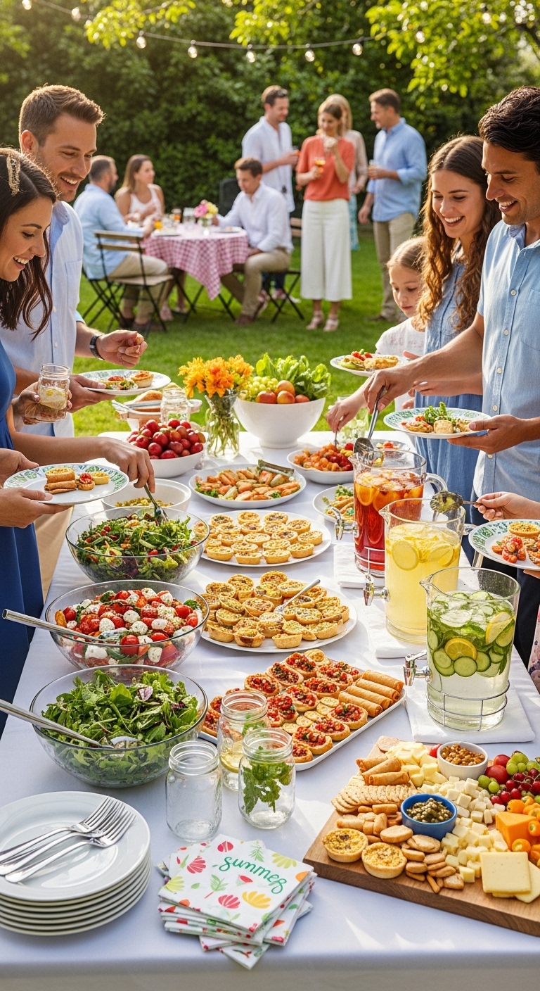 Tips-for-Serving-Food-at-an-Outdoor-Summer-Party.