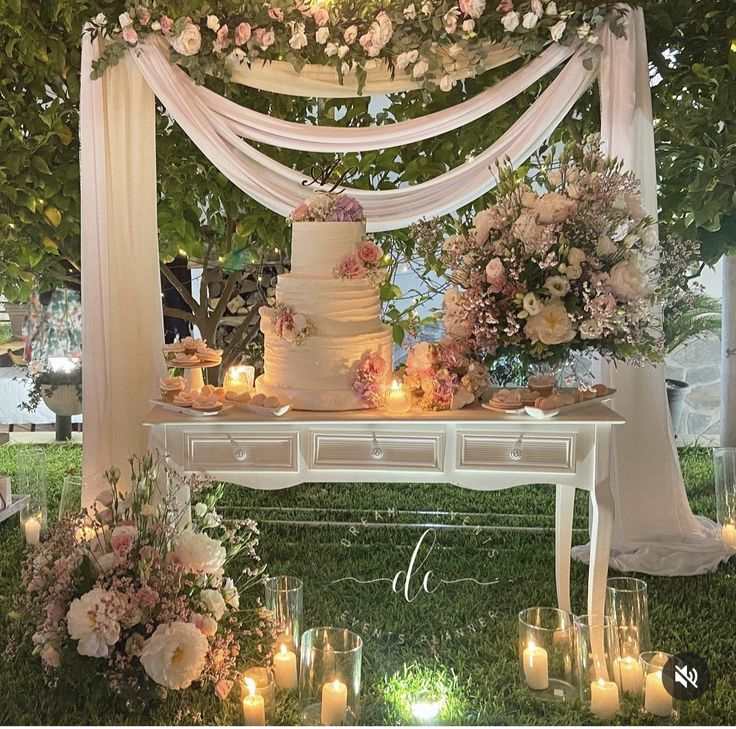 Spotlight Cake Display Table