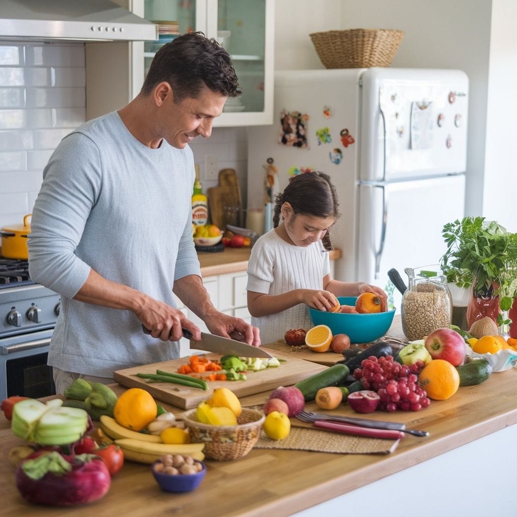 Cook-Together-Family-Meal-fathers-day-party-ideas