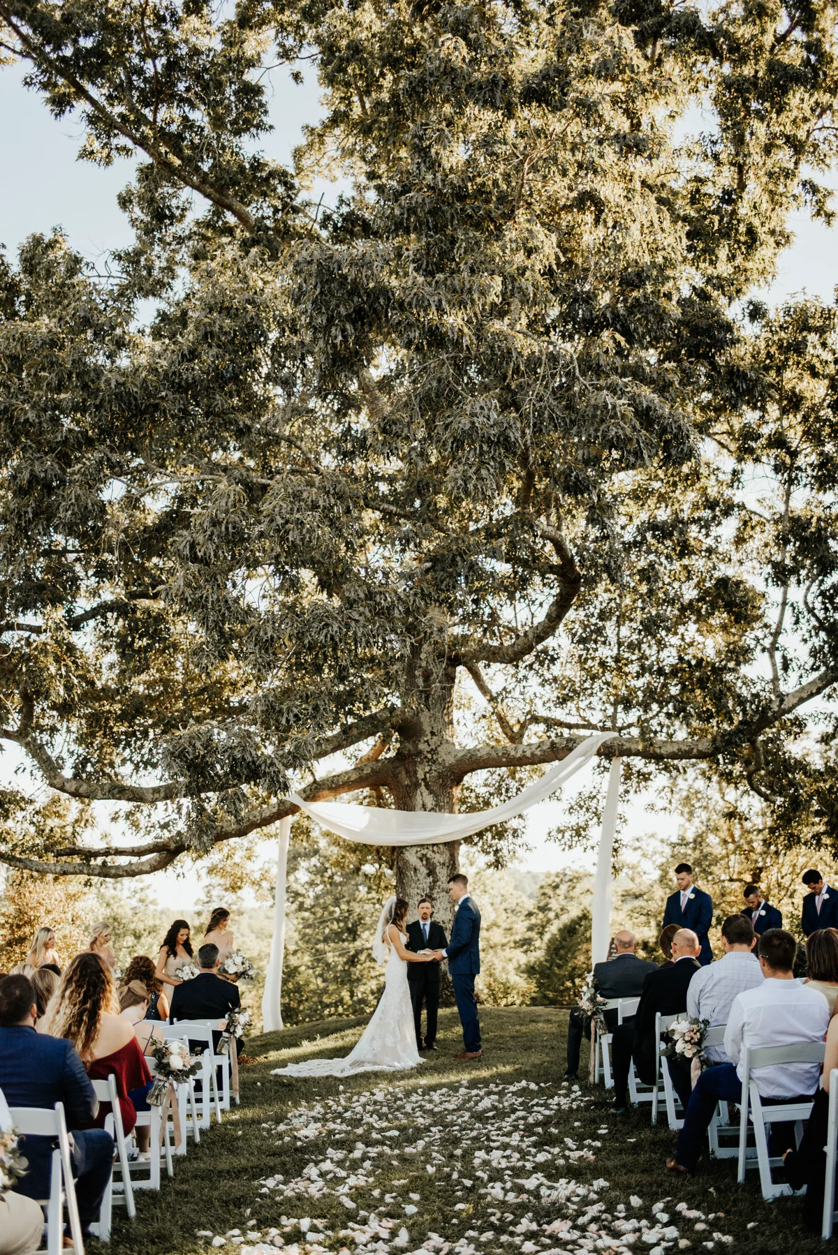 Minimal-Ceremony-Setup-With-Natural-Backdrop