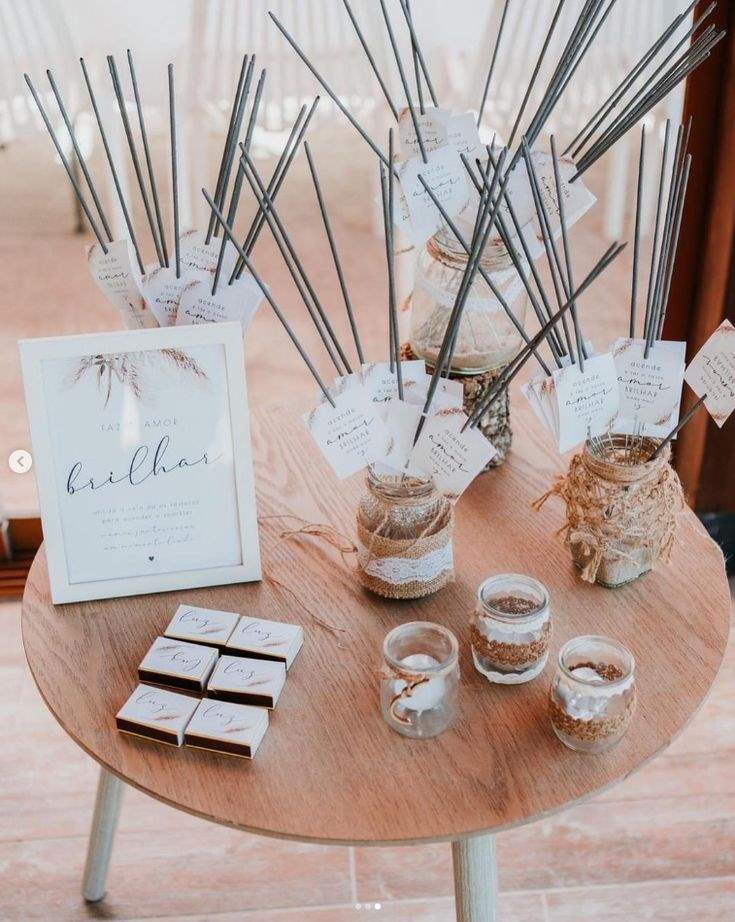 Organized Sparkler Exit With a Basket Station