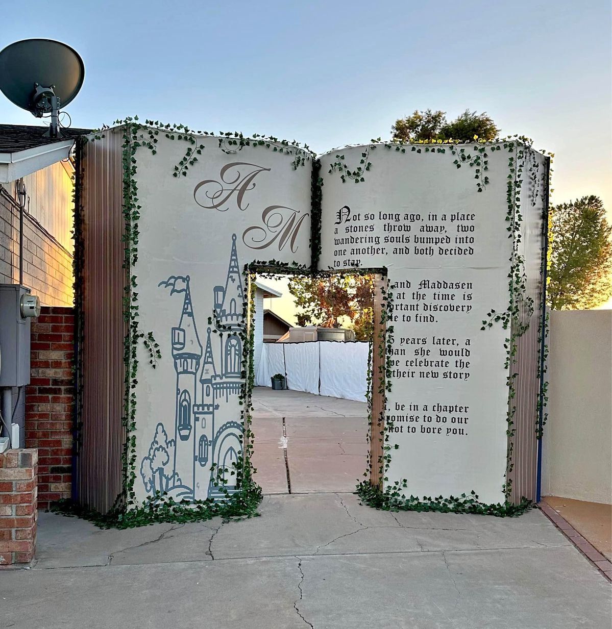 Storytelling-Entrance-summer wedding entrance ideas